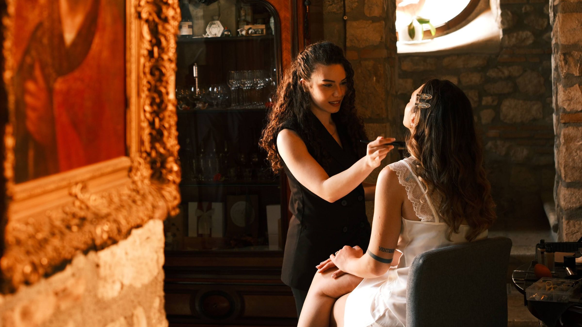 RosAnna Spagnuolo al lavoro sulla sposa